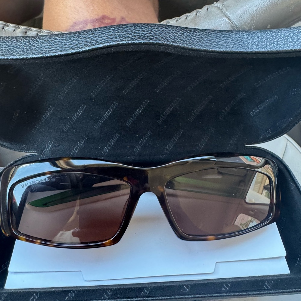 Balenciaga Black Sunglasses Case - Picture 2 of 6